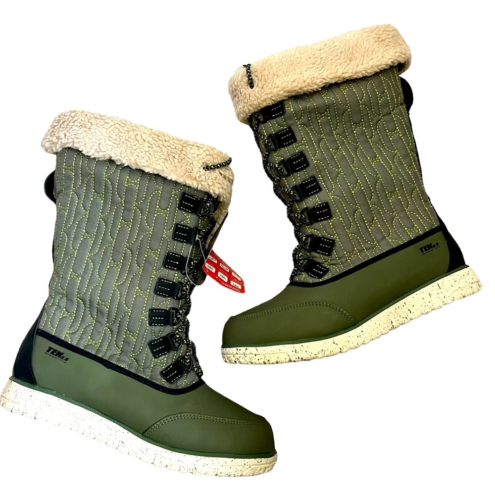 L.L. Bean NEW Primaloft 200 Gram Size 7 Womens Winter Boots/ Green